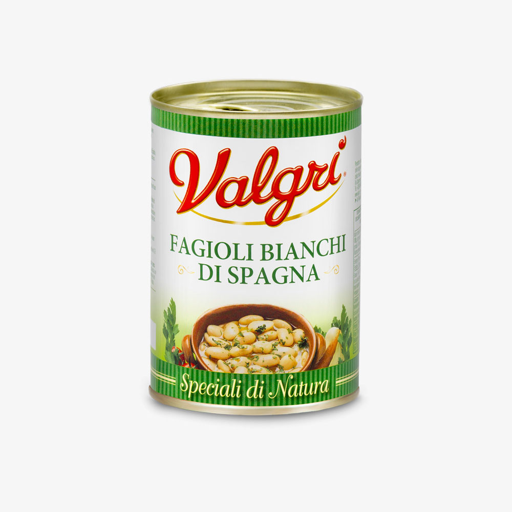 Fagioli cannellini in scatola 400gx24 - Valgri