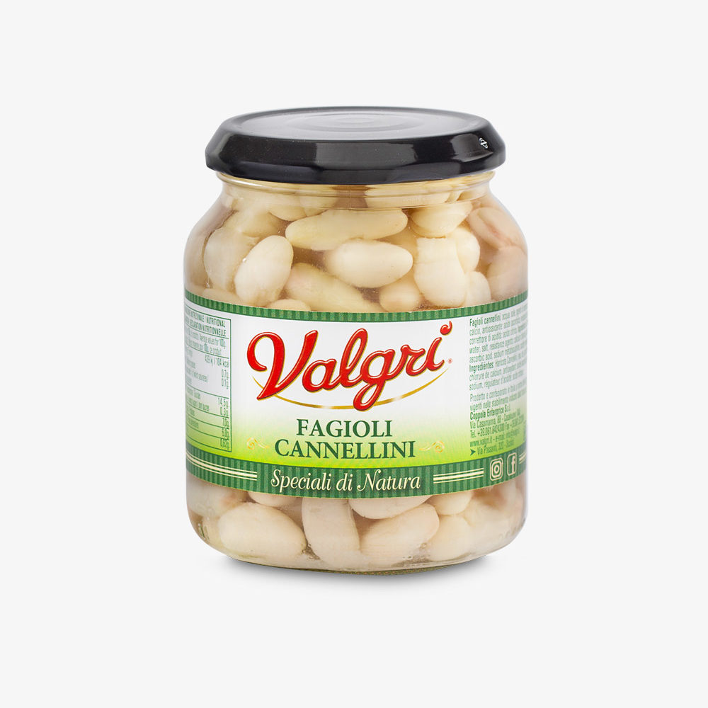 fagioli cannellini in vetro