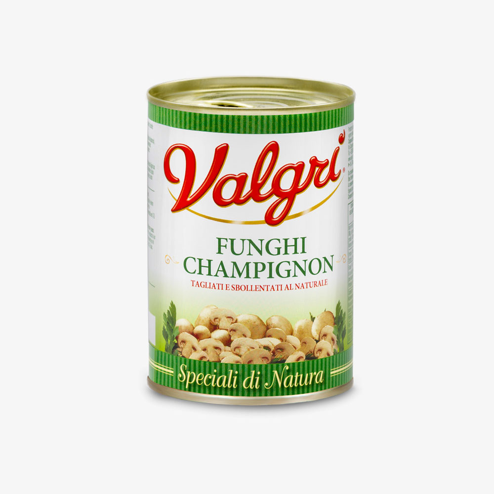 funghi champignon in scatola