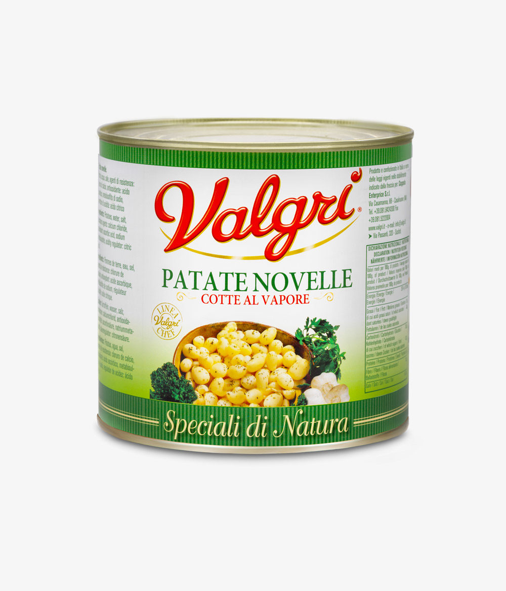 patate novelle in scatola horeca