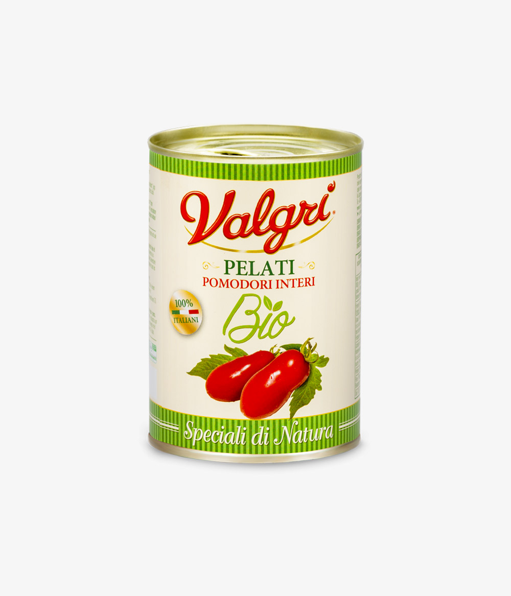 Pomodori pelati in scatola 400gx12 - Valgri