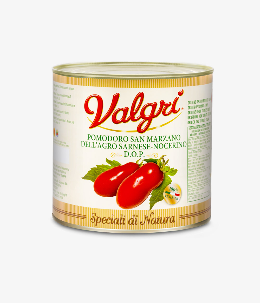 Pomodori Pelati San Marzano DOP 2500gx6 - Valgri