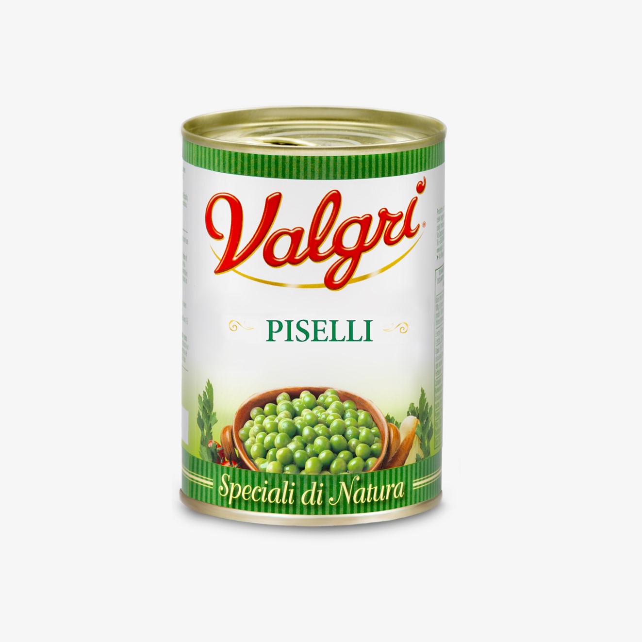 Piselli in scatola 400gx24 - Valgri